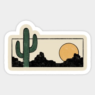 Desert Sunset Sticker